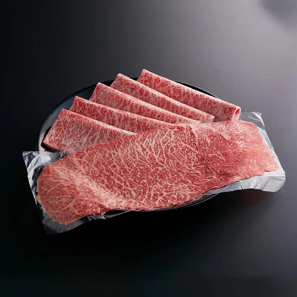 やまぐち和牛燦 すき焼き 食べ比ベセット 800g（もも・肩ローススライス各400g）（下松市） ／ 国産 牛肉 国産牛 肉 和牛 ブランド牛 No.217
