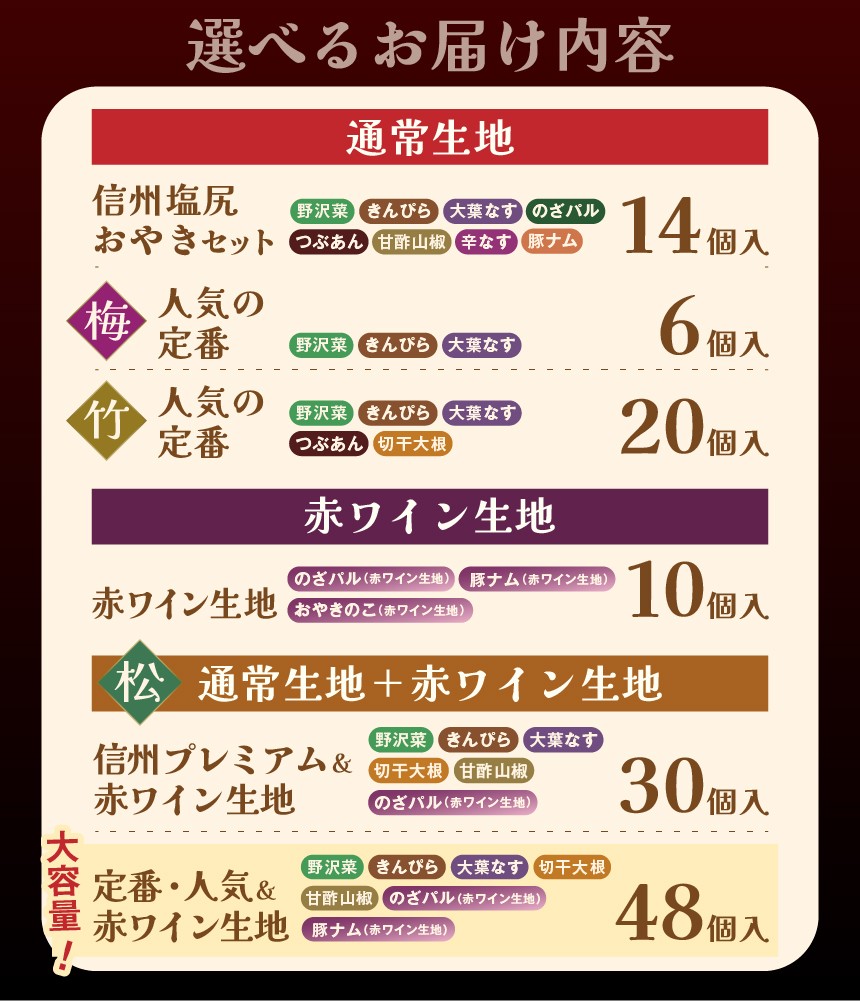 ラインナップ