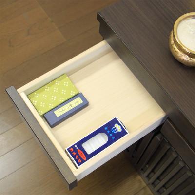 ふるさと納税 大川市 仏壇下台 大川家具 完成品 60cm AKBU-02-60L BR |  | 03