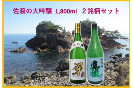 佐渡の大吟醸1,800ml 2銘柄セット