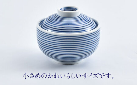 【ロマ佐賀】【有田焼】ミニ小蓋物 青赤2個 / 食器 焼き物 ペア 食器 セット [41APCD084]