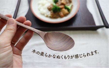 【木のぬくもりで夕食を】ディナースプーン5本セット【家具工房 橙】《糸島》[AZF005] スプーン 木製 食器 カトラリー 木工品 手作り クラフト