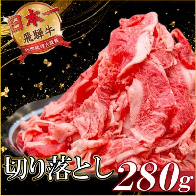 飛騨牛 切り落とし280g 養老ミート (肉じゃが・お弁当・炒め物用) 黒毛和牛【配送不可地域：離島】