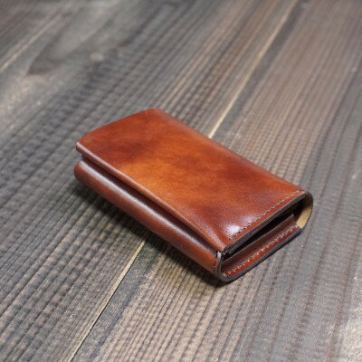 【ふるさと納税】イタリア高級レザー使用　お金を巻くように包む【Wallet roll】ブラックレン【1605104】