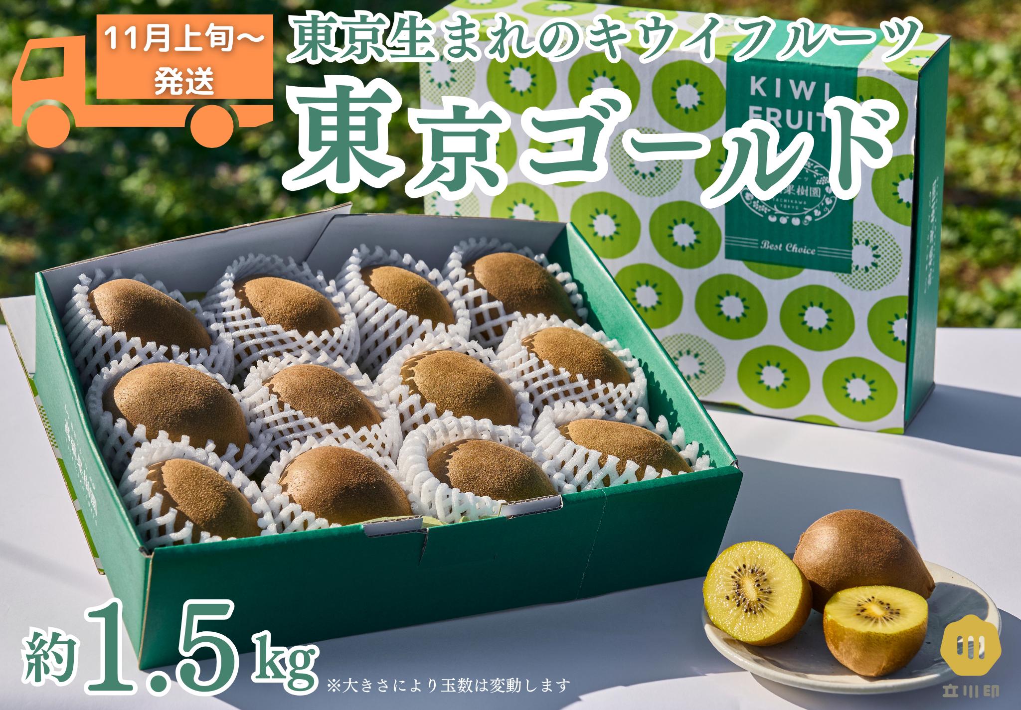 
            【2025年11月上旬～順次発送】東京オリジナルキウイ「東京ゴールド」約1.5kg
          