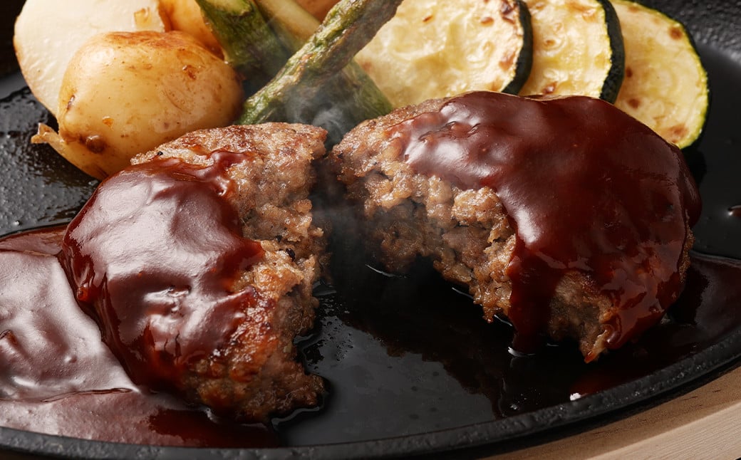 【全3回定期便】ハンバーグ D・Dバーグ 150g×8個 合計1.2kg ／ ハンバーグ お肉 肉 惣菜 おかず 手ごね 手ごねハンバーグ 牛肉 豚肉 合いびき肉 合挽き肉 長崎和牛 出島ばらいろ 大