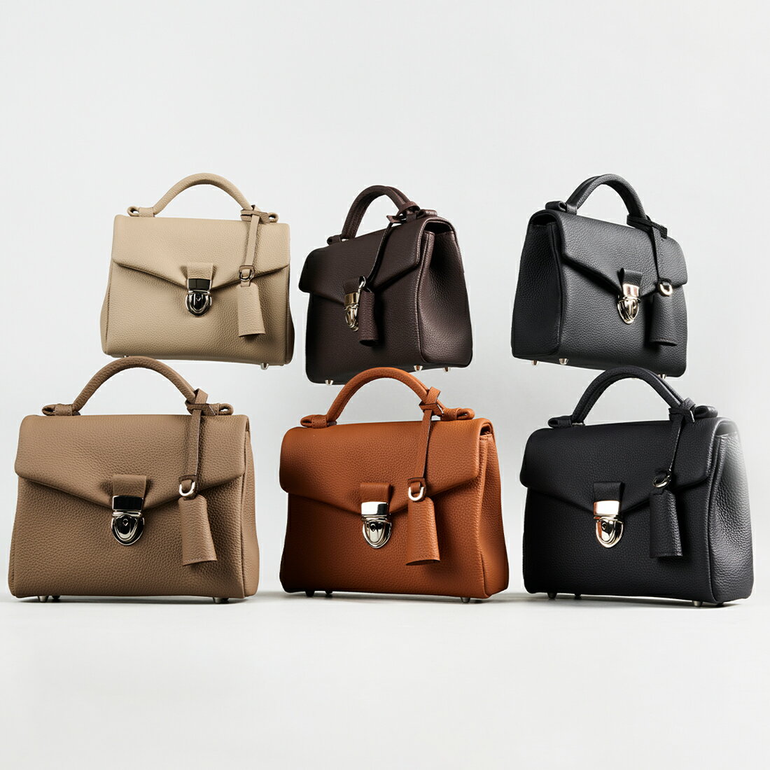 【ふるさと納税】マイクロサイズ・ハンドバッグ(1気室)【1292-GMS】｜革製品 レザー 国産 [1011-1014]