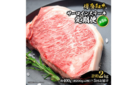 博多和牛　サーロインステーキ　定期便全5回　計約2kg