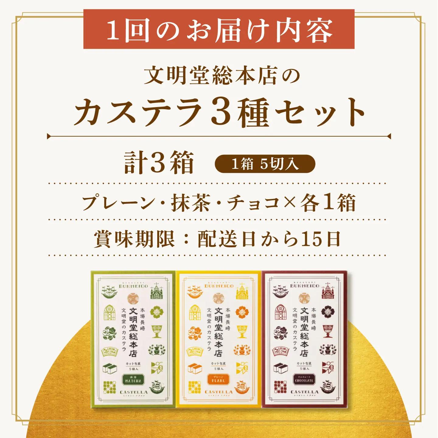 【6回定期便】食べ比べカット包装カステラ[EAK007]カステラ食べ比べ