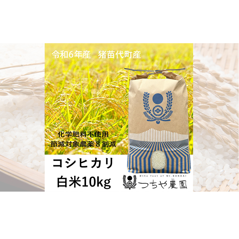 【令和6年産新米】猪苗代町産 特別栽培米コシヒカリ 10kg（精米）_イメージ1