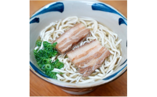 沖縄そば屋「米八そば」　三枚肉そば　4食セット【1706270】