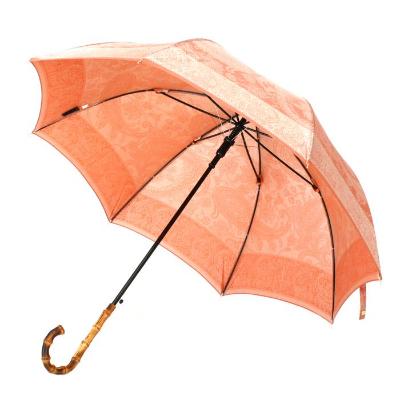 ふるさと納税 富士河口湖町 槙田商店【晴雨兼用】長傘 kirie ペイズリー:ビンテージアプリコット |  | 02