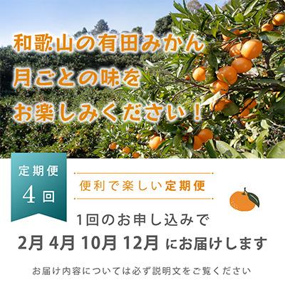ふるさと納税 九度山町 【発送月固定定期便】季節の柑橘定期便A【フルーツ定期便】【和歌山県有田】全4回 |  | 01