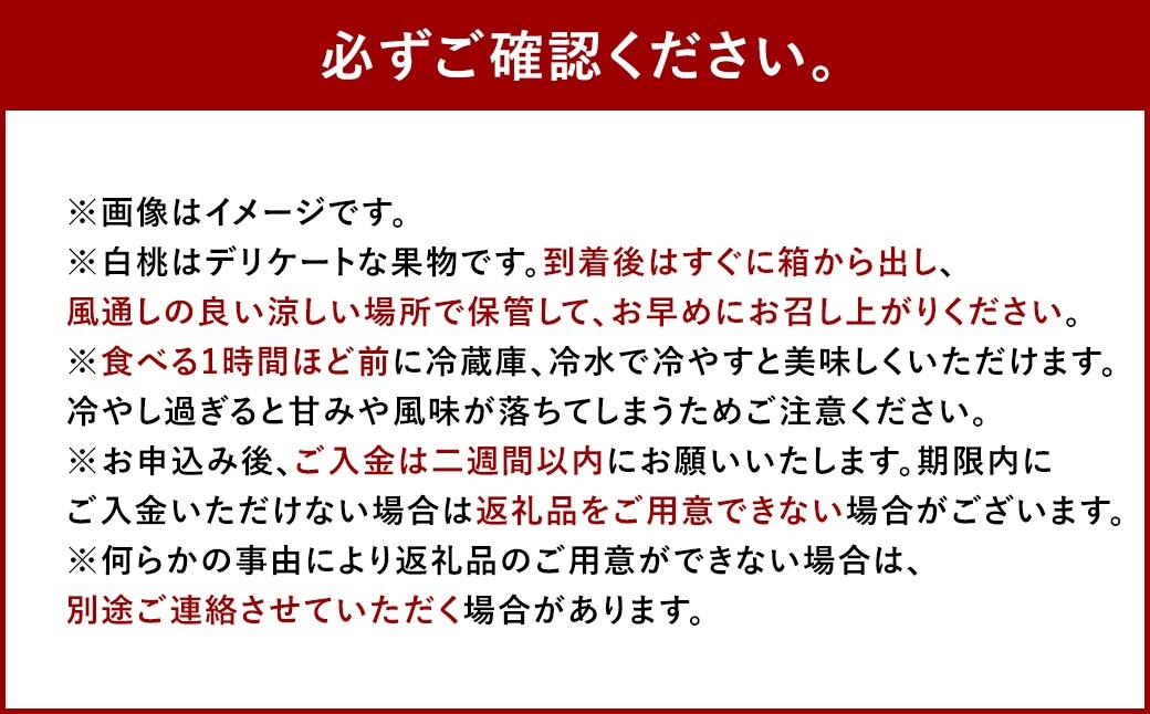 旬のおかやま白桃7〜9玉（約2kg以上）