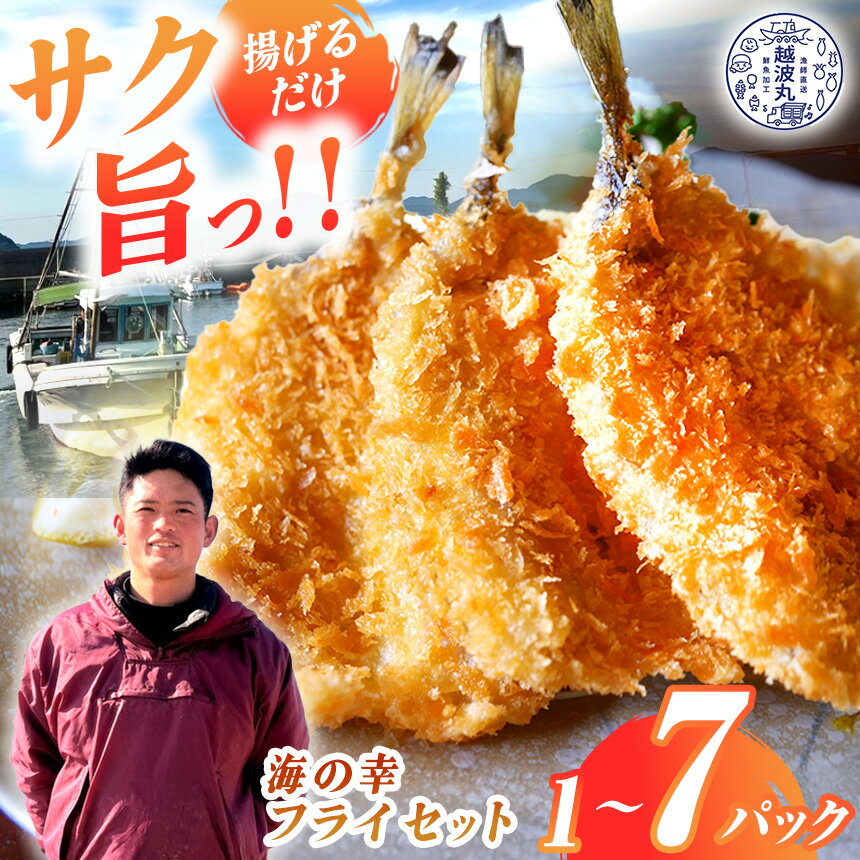 【ふるさと納税】海の幸 フライ セット 1 ~ 7パック｜ 魚 魚介 加工 加工品 フライ 料理 調理 冷凍 冷凍食品 海 幸 山口県 山口 平生町