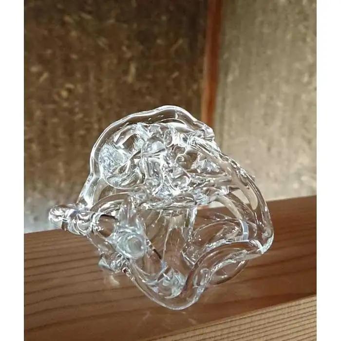 【ガラス】ガラスの花どめ・大