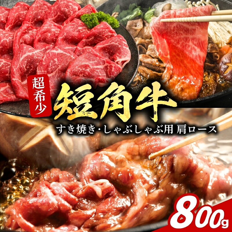 【ふるさと納税】 【9月30日受付終了】 すき焼き しゃぶしゃぶ用 牛肉 希少 もりおか短角牛 肩ロース 薄切り 800g 200g×4p 盛岡産 国産 高級 和牛 国産牛 ブランド牛 短角牛 贈答 贈答用 ギフト 贈り物 プレゼント 残暑 岩手県 盛岡市 東北 岩手 盛岡 有限会社トゥレイス