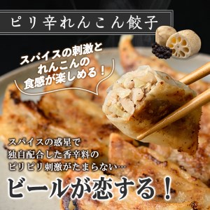 【m06-17】餃子の惑星のピリ辛れんこん餃子(合計72個)【株式会社夢職人】