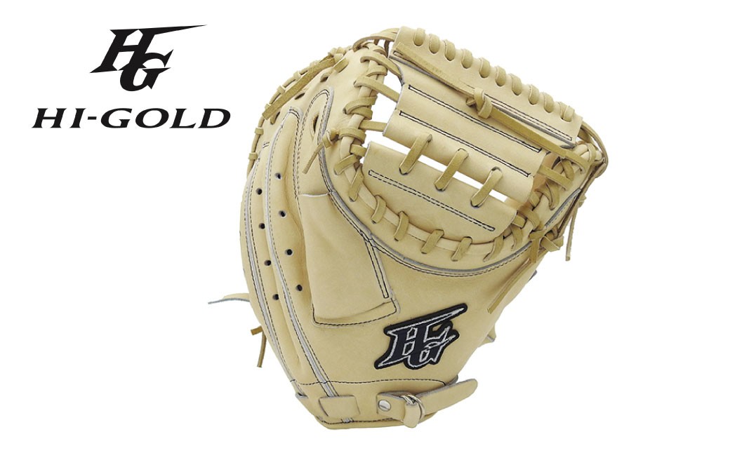 
            ハイゴールド 硬式野球用 キャッチャーミット 捕手用 右投げ SKG-300M ／ ミット 野球 スポーツ 硬式 右利き 野球用品 スポーツ用品 プレゼント 贈答
          