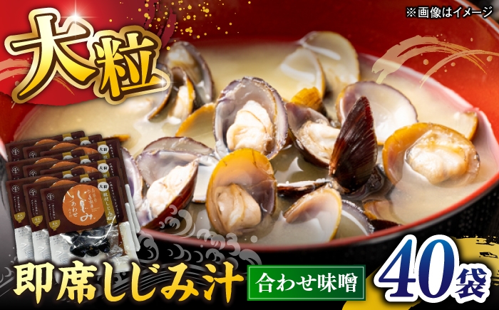 
                  毎日食べたい！宍道湖産大和しじみの即席大粒しじみ汁(合わせ味噌)48g×40袋 島根県松江市/平野缶詰有限会社 [ALBZ052]
                
