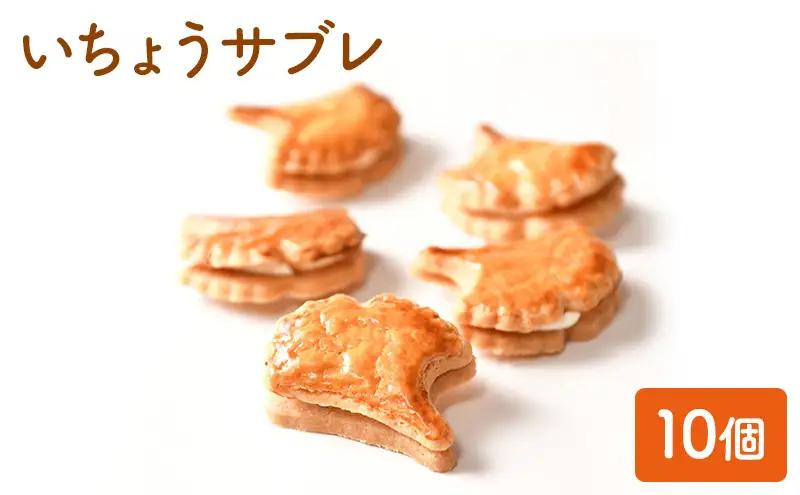 洋菓子 いちょうサブレ 10個 洋菓子
