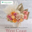 【ふるさと納税】プリザーブドフラワーアレンジメント West Coast プリザーブド インテリア 日比谷花壇 花 プレゼント お祝い【株式会社日比谷花壇】[AKBO012]