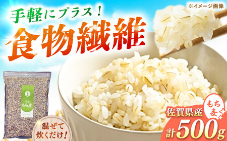 佐賀県産 もち麦500g / 佐賀県 / 一般社団法人龍乃 [41ANAC105]