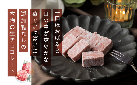 《先行予約 12月より発送》瀬戸川の石畳 生チョコ フレーズ(苺味) 16粒入 スイーツ チョコレート ご褒美 人気 お取り寄せ ギフト パティスリーマツキ[Q1658_u]