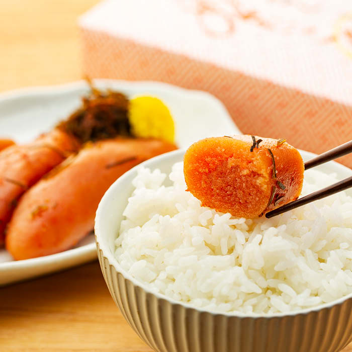 【博多 老舗料理屋仕立て】はかた遊膳 昆布漬け辛子明太子 220g（約3本）