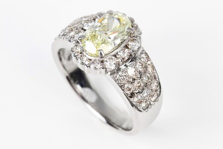 【ふるなび限定】【一点もの】ダイヤモンド（1.501ct）プラチナリング　R127　K06150-H　FN-Limited-SP