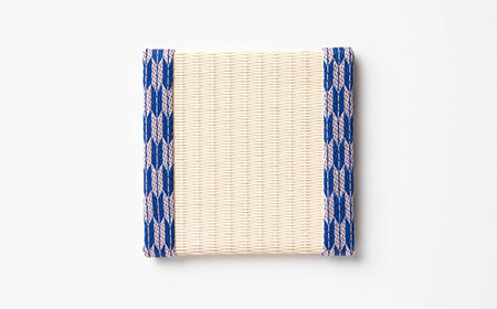 畳コースター 1枚 Sサイズ 矢羽根 久保木畳店 TATAMIVILLAGE 須賀川市 福島 F7X-0536