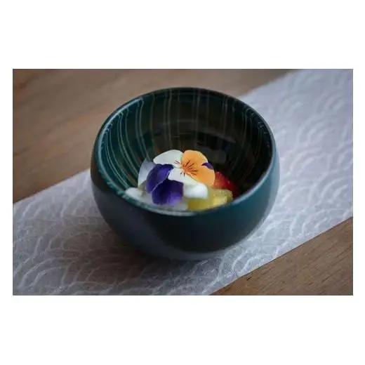 百色 蕾 クリスタルボウル（S 朱） 