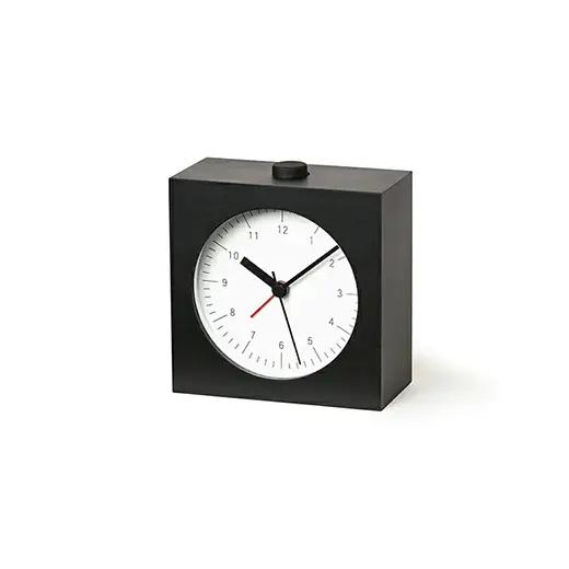 City Pop L [アラーム]/ ホワイト（YK22-05 WH） 民芸品 工芸品 伝統技術 インテリア 都会的 シック 四角い シャープ 最低限 要素 スヌーズ ライト 角田陽太  FAD-10