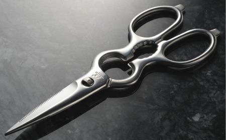 ステンレスキッチンバサミ [栗忠製作所] キッチン鋏 キッチンばさみ オールステンレス鍛造（取り外し）料理鋏 燕三条製 日本製 オールステンレス 取り外し式 キッチン用品 【011S296】