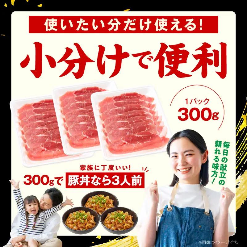国産 豚肉 もも スライス 2.7kg 小分け 300g×9P 氷温熟成×極味付け