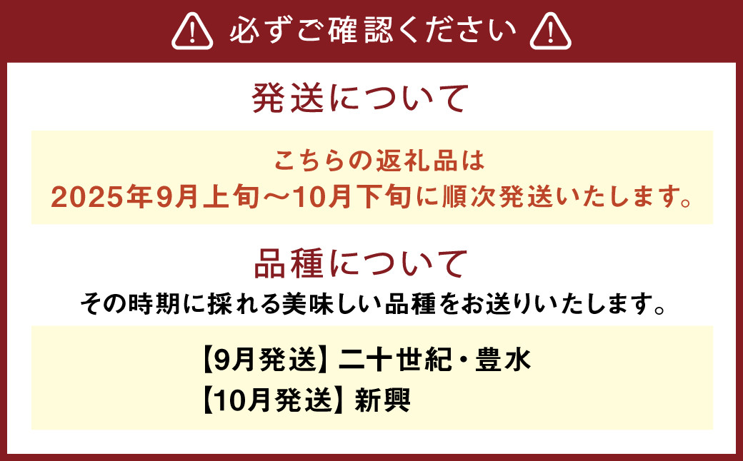 大香園の梨 3.0kg