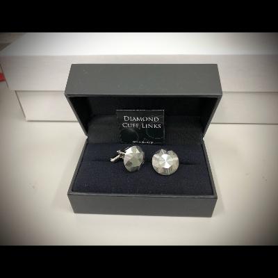 ふるさと納税 犬山市 愛知犬山ブランド　ダイヤモンドカフス(ステンレス製)