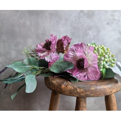 ふるさと納税 防府市 アーティフィシャルフラワーのオリジナルスワッグ(約50〜55センチ)　エース造花ポップセンター |  | 01