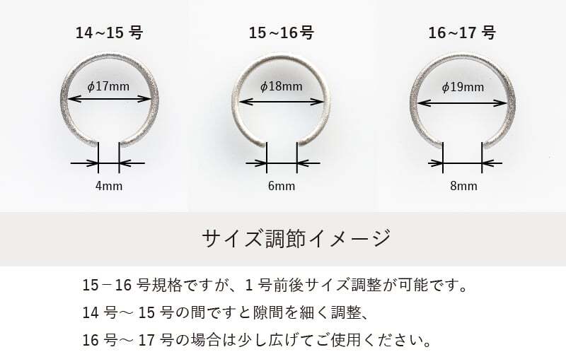 【スピード発送】オープンリング ブラックホーニング tav0059_イメージ3
