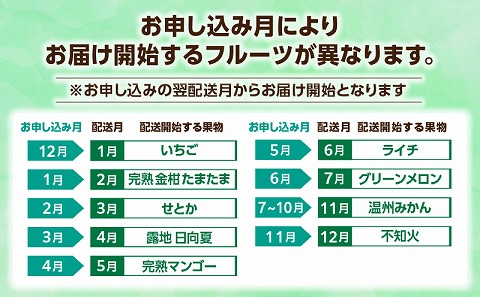 旬のフルーツ9ヶ月定期便vol.1