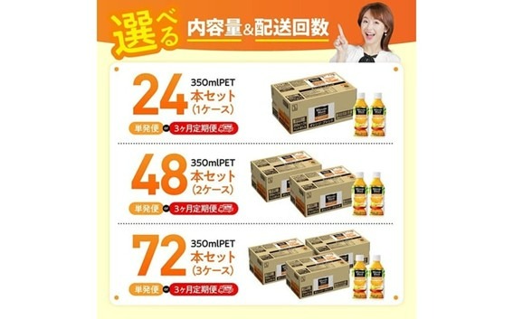 ※内容量と回数が選べる※コカ・コーラ ミニッツメイド「オレンジブレンド」 350mlPET 【 ふるさと納税 飲料 オレンジ ジュース ミックス ブレンド PET 川南町 国内産 九州 宮崎県 送料無料 】 [C11125 C11126 C11127 C11125t3 C11126t3 C11127t3]