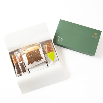 ei gift BOX　バウムクーヘン3山【1個】フロランタン【6本】リーフパイ【3枚】ギフトBOX【配送不可地域：離島】【1230999】
