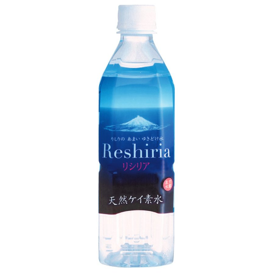 ＜利尻名水ファクトリィ＞天然ケイ素水リシリア500ml×24本入