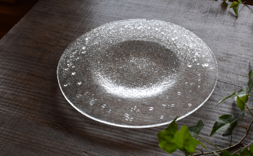 ガラス お皿 1枚 大皿 プレート 食器 ガラス製 ガラス製品 日用品 キッチン用品 滋賀県 米原市