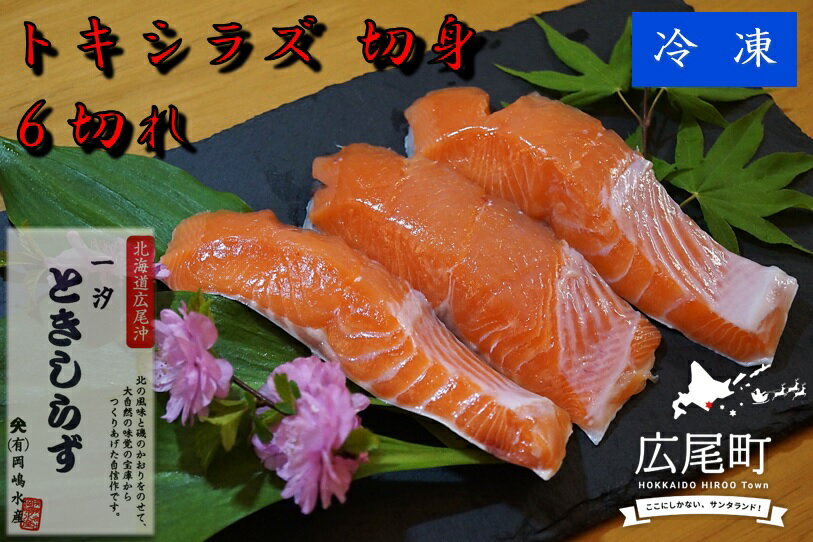 【ふるさと納税】トキシラズの切身6切れ【鮭　時鮭　時知らず　ときしらず　トキシラズ　ふるさと納税　北海道　海産物　魚】(AC0032)