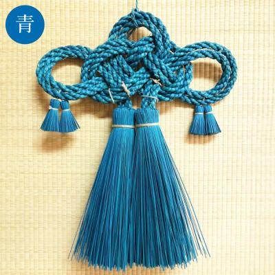 ふるさと納税 八代市 縁起物!い草3本よりの「ふさ(つるし飾り)」青 幅35cm 高さ50cm_025-5075-C |  | 01