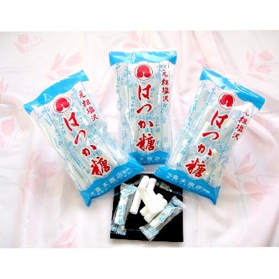 ふるさと納税 南魚沼市 三国街道塩沢宿の『はっか糖ミニ(白)30本×3袋セット』
