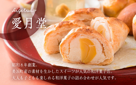 若狭ロマン美浜菓子 16個セット【ギフト 母の日 父の日 こどもの日 敬老の日 プレゼント 和菓子 焼菓子  洋菓子 詰め合わせ セット 個包装 スイーツ お菓子 デザート】 [m02-a005]