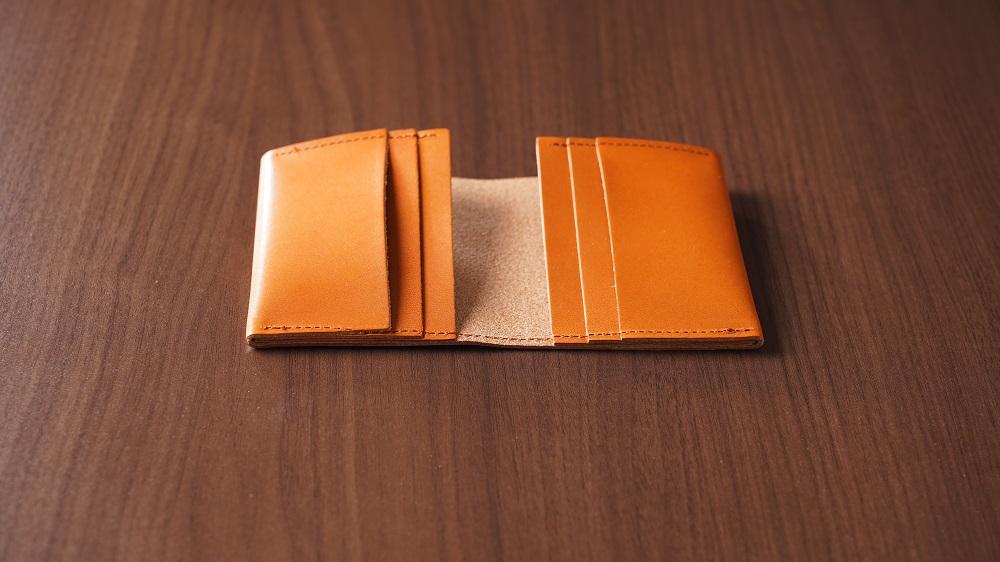 ミニ財布 札入れ 栃木レザー 牛革 日本製 レザー 天然皮革 レディース メンズ シンプル 使いやすい 人気 おすすめ 30代 40代 50代 ASK：ブルー