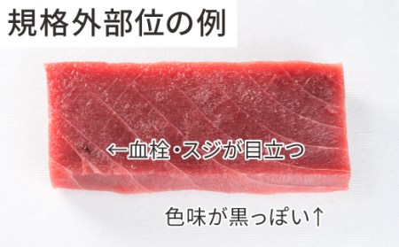 【訳あり】天然本マグロ 赤身　大満足500g 《期間限定+10%増量中！》　 CH-87